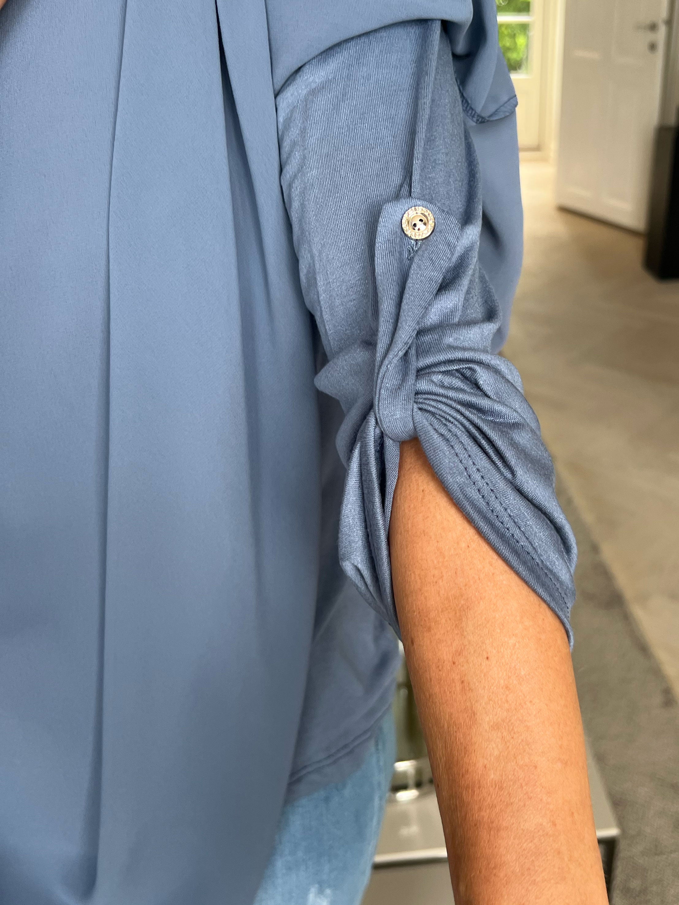 Kenya Shirt - Tunika med chiffonglager